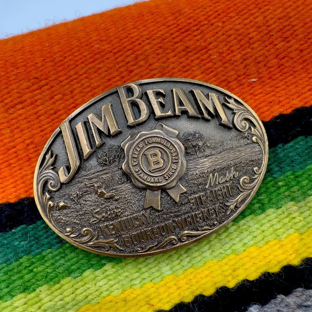 Jim Beam Collector's Series Limited Edition 1996 Belt Buckle 960488 USA Bourbon